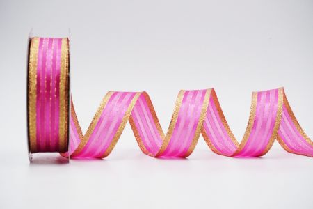 Fita de tecido de luxo definitivo K246G-218C rosa choque